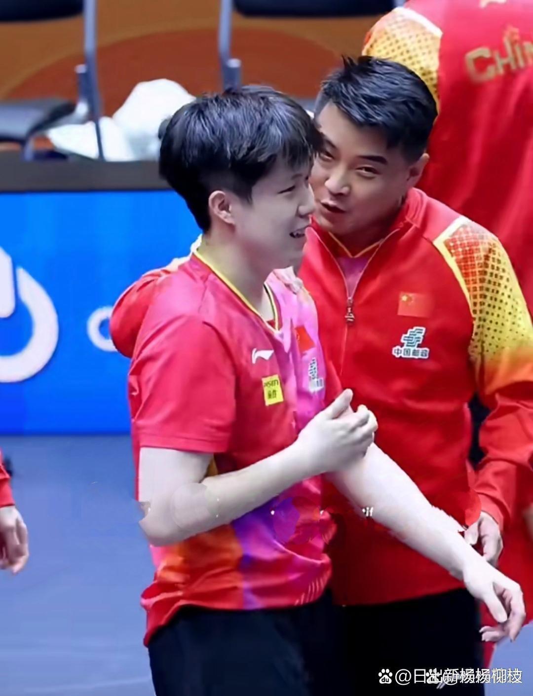 韩国乒乓球队碾压法国乒乓球队，王皓爆发神勇